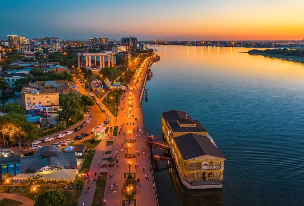A port city in Russia