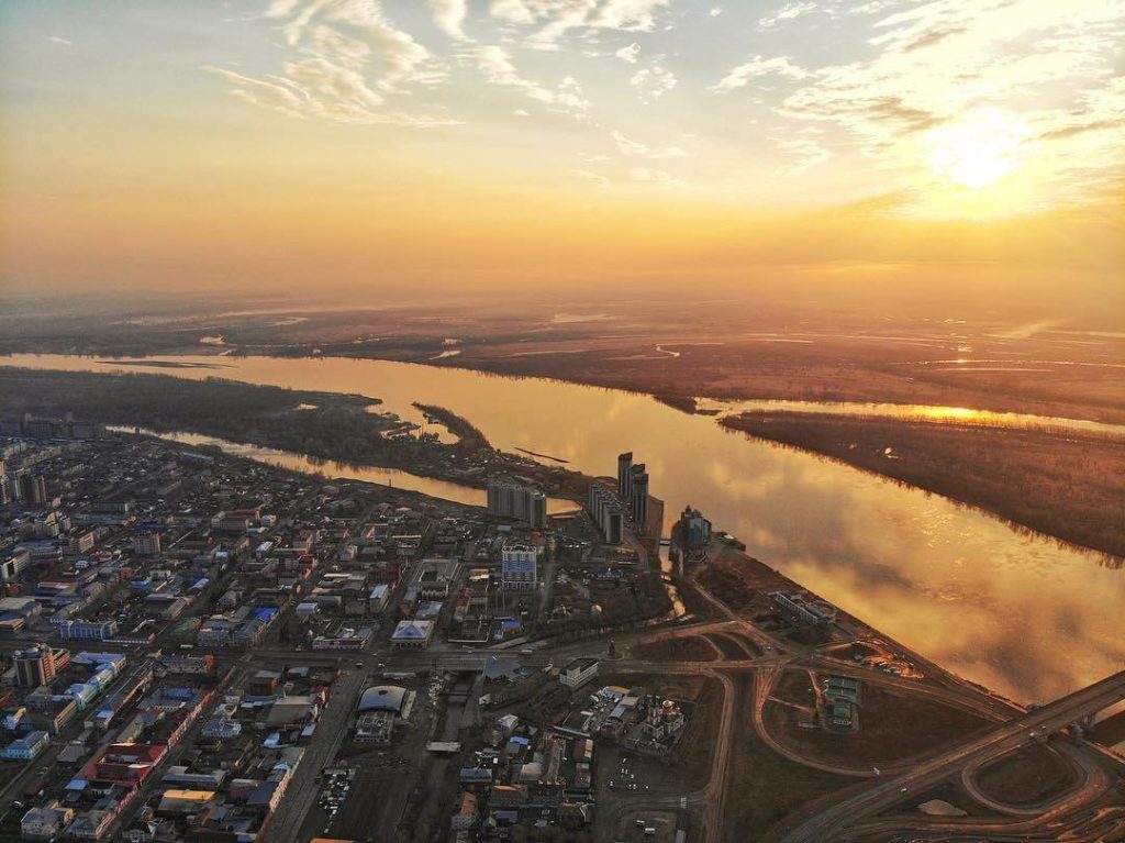 The City of Barnaul, Russia