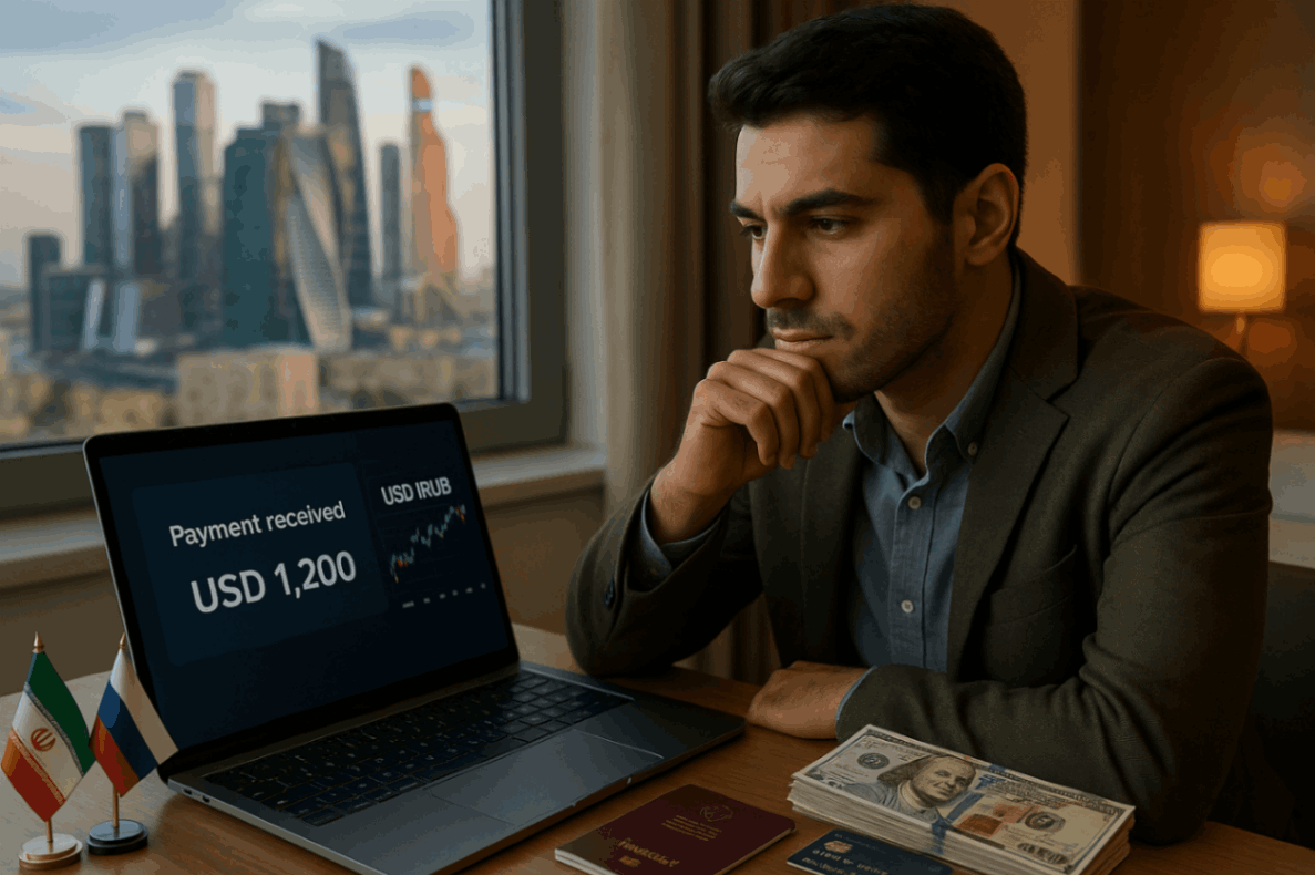 درآمد دلاری از روسیه برای ایرانیان